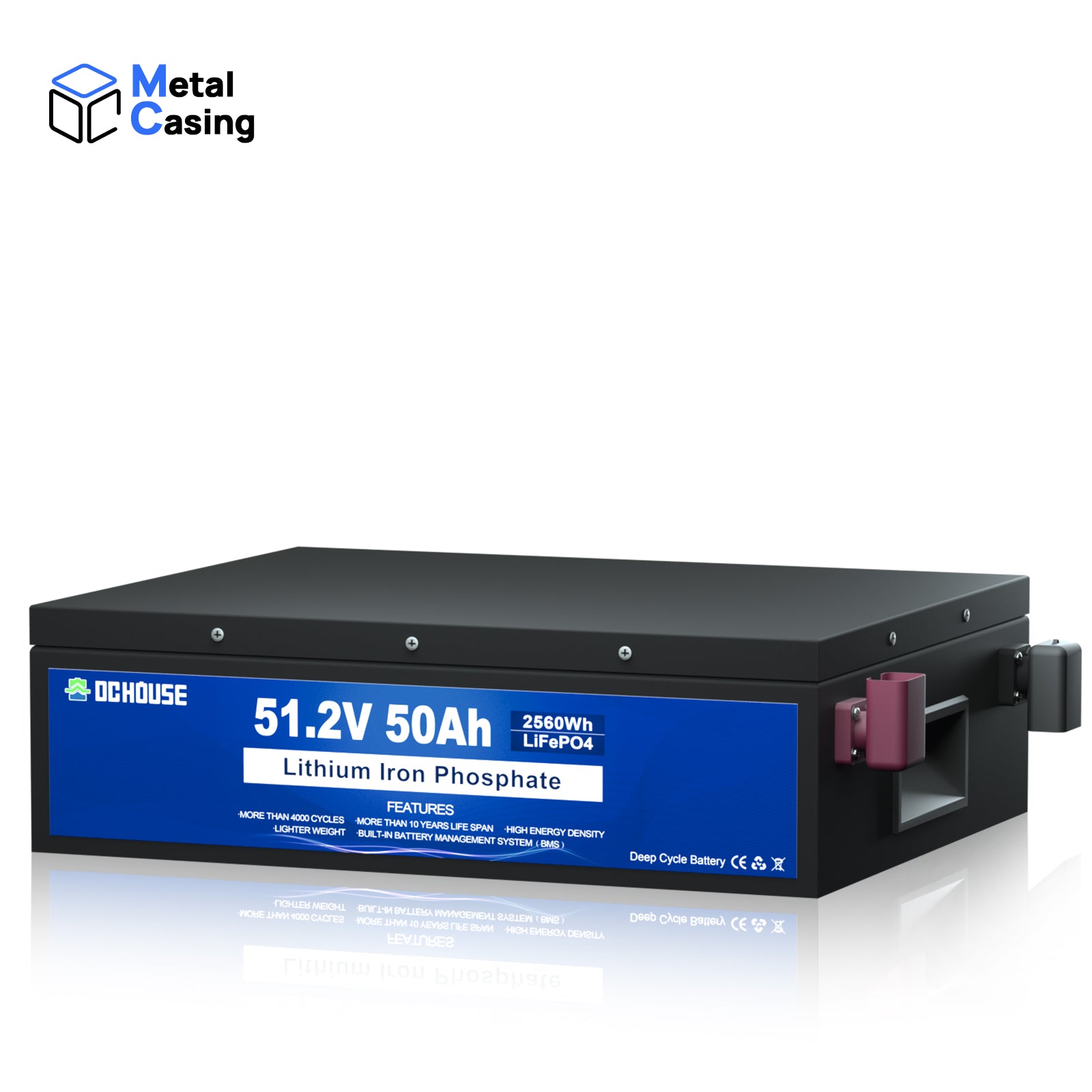 48V 50Ah Deep Cycle LiFePO4 Lithium Battery